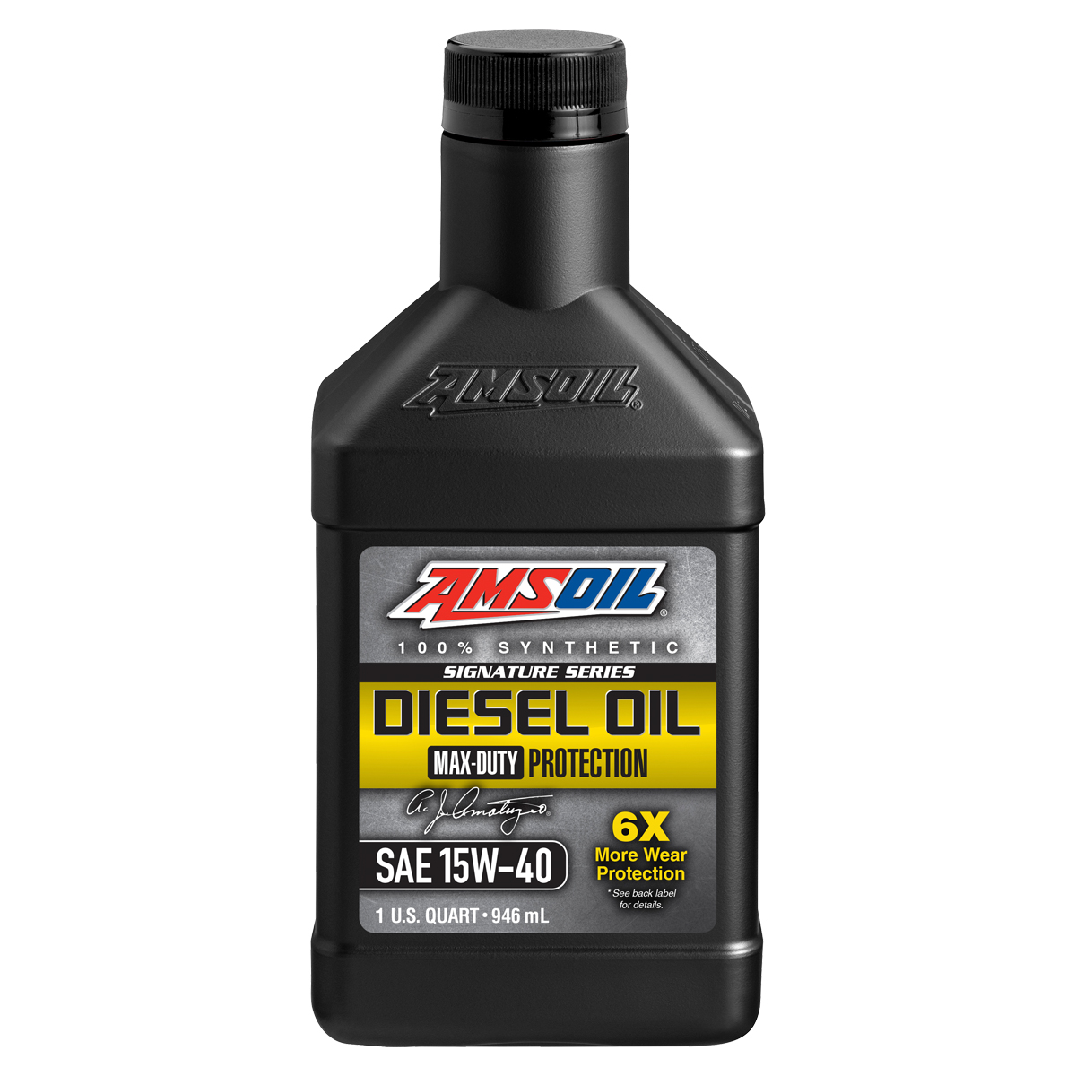 Signature Series Max Duty Synthetic Diesel Oil 15W 40, 1QT	diesel-motor-oil