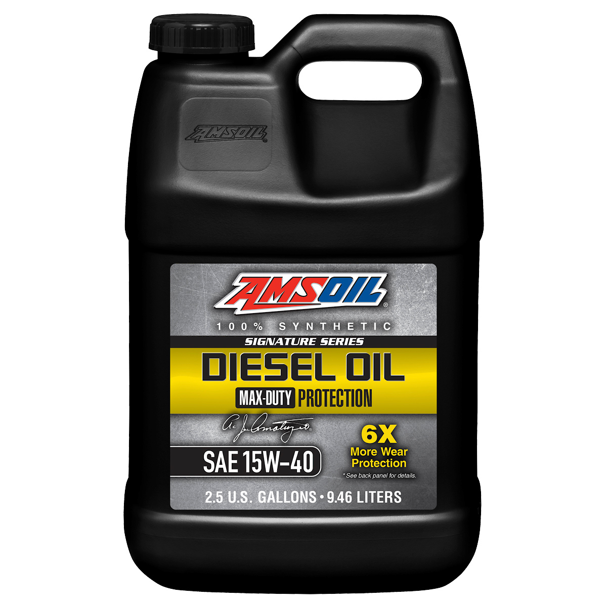 Signature Series Max-Duty Synthetic Diesel Oil 15W-40, 2.5G	diesel-motor-oil